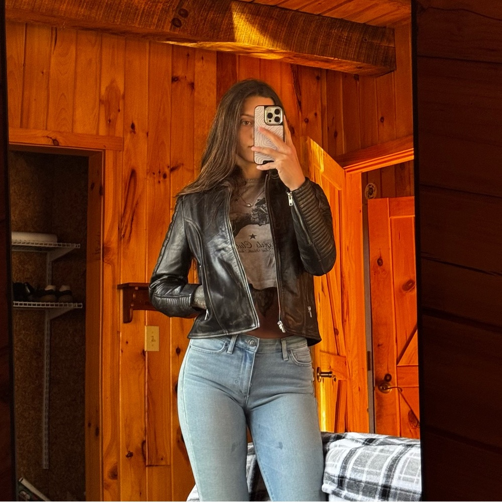 Leather jacket